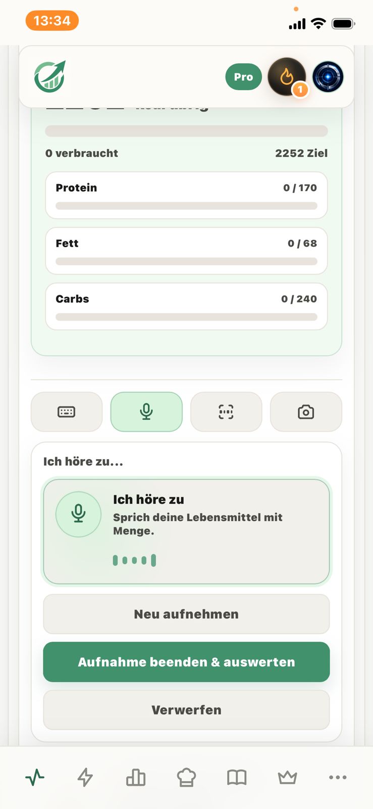 Voice Tracking in Eat Strong. Feel Good